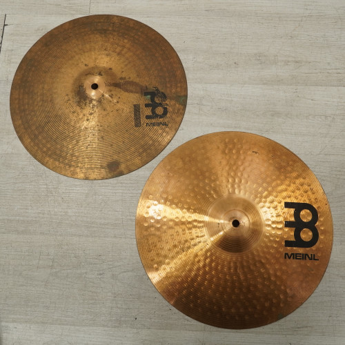 Vist Large View of Product Image Which is Used Meinl Profile Rock Velvet Hi Hat Cymbals 14 - Inch