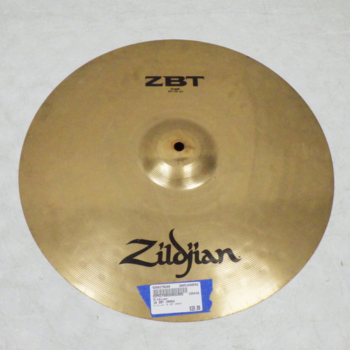 Vist Large View of Product Image Which is Used Zildjian 16 ZBT CRASH Crash Cymbal 16"