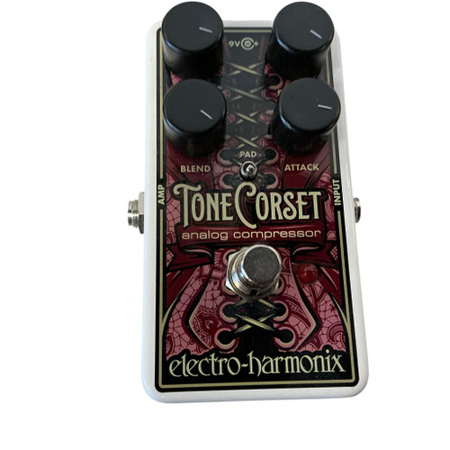 Vist Large View of Product Image Which is Used Electro Harmonix (E/H) TONE CORSET Compressor Pedal