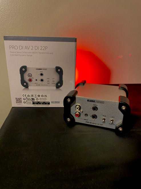 Vist Large View of Product Image Which is Used Klark Teknik PRO DI AV 2 DI 22P Pro Sound Product