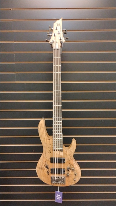 Vist Large View of Product Image Which is Used LTD B-205 SPAULTED MAPLE Bass Guitar Natural 5-String