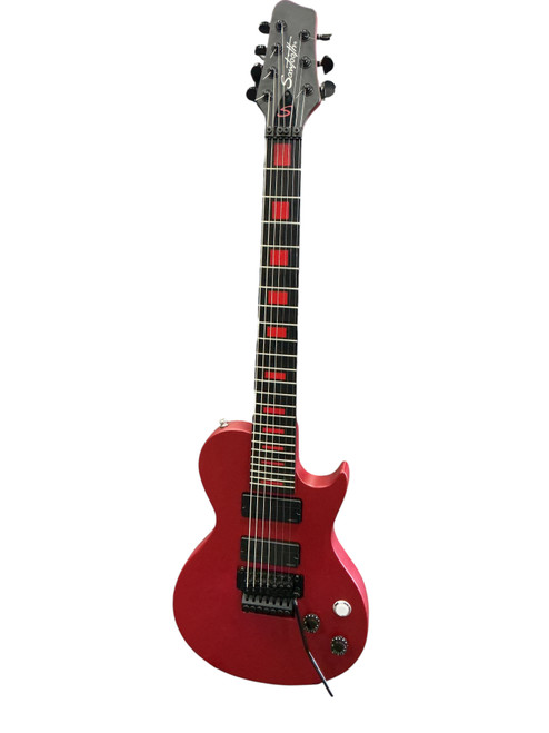 Vist Large View of Product Image Which is Used Sawtooth HM724 LP Type Electric Guitar Red 7-String