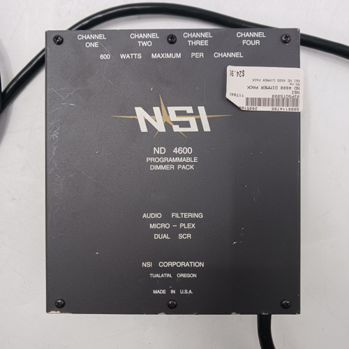 Vist Large View of Product Image Which is Used NSI ND 4600 DIMMER PACK Pro Sound Product