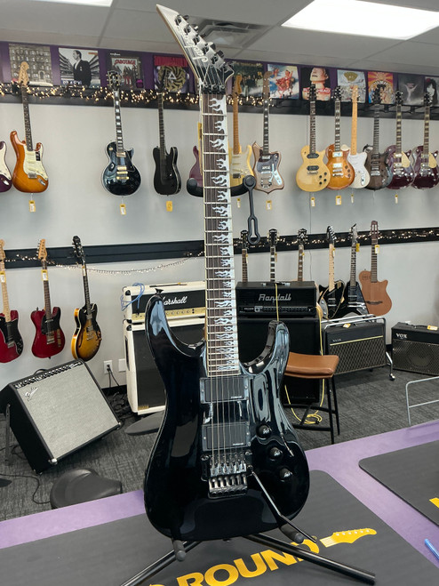Vist Large View of Product Image Which is Used Jackson DINKY DK2 Vintage S Type Electric Guitar Black 6-String