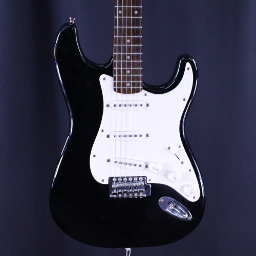 Vist Large View of Product Image Which is Used Squier STRAT AFFINITY GUITAR S Type Electric Guitar Black 6-String