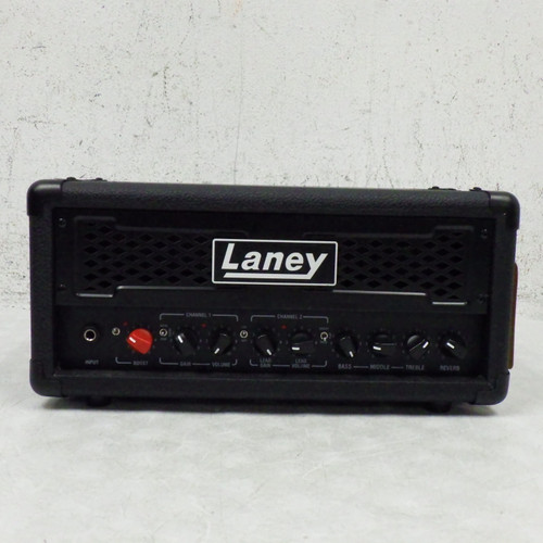 Vist Large View of Product Image Which is Used Laney ironheart Foundry Dualtop Solid State Guitar Head