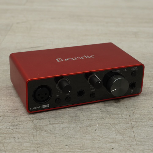 Vist Large View of Product Image Which is Used Focusrite Scarlett Solo 3rd Gen Computer Interface