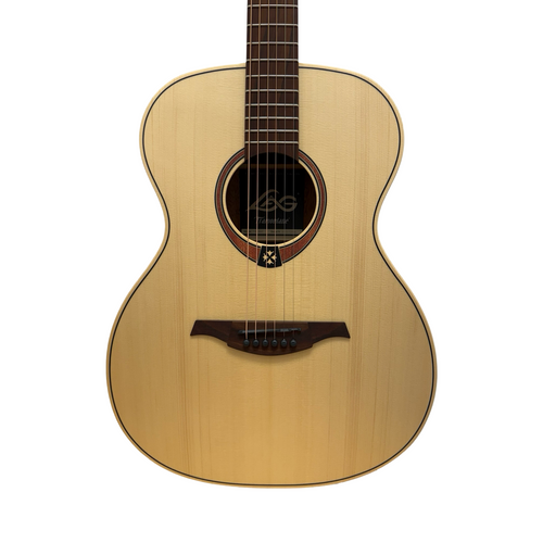 Vist Large View of Product Image Which is New LAG T70A TRAMONTANE AUDITORIUM ACOUSTIC GUITAR