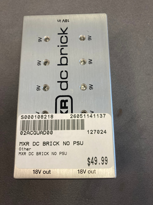 Vist Large View of Product Image Which is Used MXR DC BRICK NO PSU Pedal Power Supply