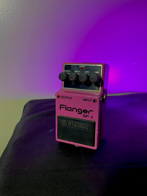 Vist Large View of Product Image Which is Used Boss BF-2 FLANGER - BLACK LABEL Flanger Pedal