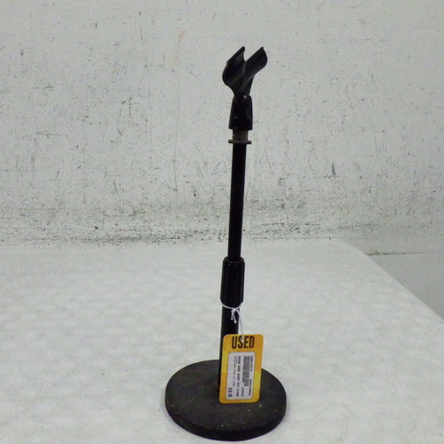 Vist Large View of Product Image Which is Used ROUND BASE SHORT MIC STAND Microphone Stand