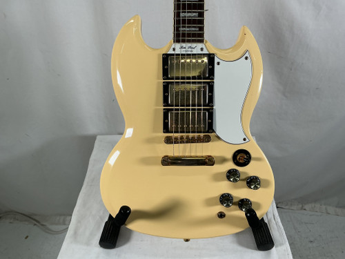 Vist Large View of Product Image Which is Used Epiphone LES PAUL CUSTOM SG Type Electric Guitar White 6-String