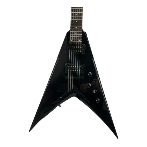 Vist Large View of Product Image Which is Used Dean Dave Mustaine V Electric Guitar Black 6-String