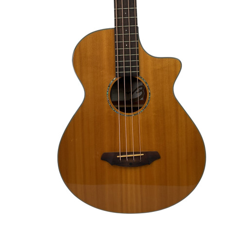 Vist Large View of Product Image Which is Used Breedlove STUDIO BJ350/SME4 Acoustic Bass Guitar Wood 4-String
