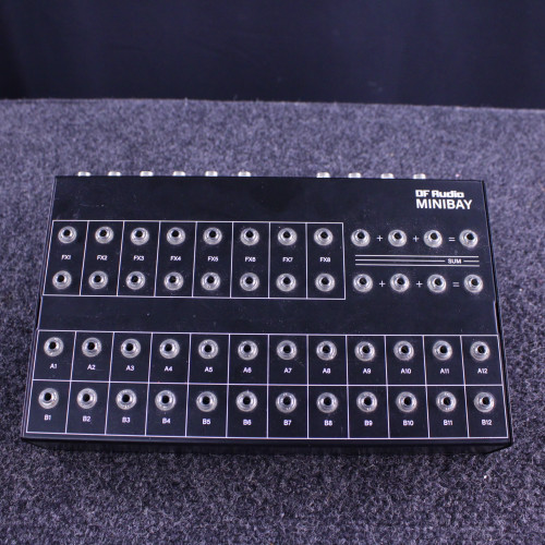 Vist Large View of Product Image Which is Used DF AUDIO MINIBAY MINI PATCHBAY Rackmount Keyboard Brain