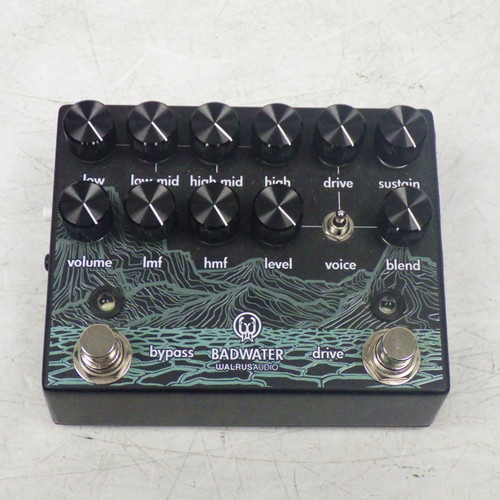 Vist Large View of Product Image Which is Used Walrus Audio Badwater Bass Pre-Amp Pedal