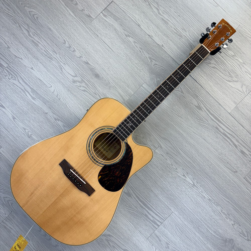Vist Large View of Product Image Which is Used Zager ZAD50CE-NAT EASY PLAY A/E Solid Top Acoustic Guitar Natural