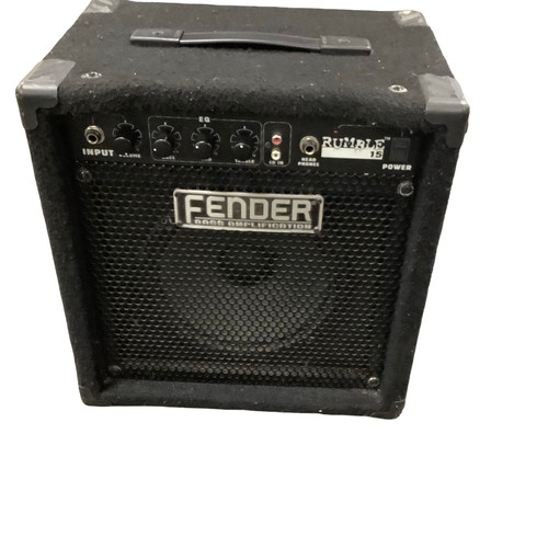 Vist Large View of Product Image Which is Used Fender FENDER RUMBLE 15 BASS AMP 1 x 10 Bass Combo Amplifier 1 x 10