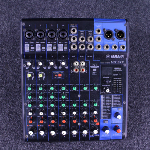 Vist Large View of Product Image Which is Used Yamaha MG10XU MIXER AS IS Mixing Console