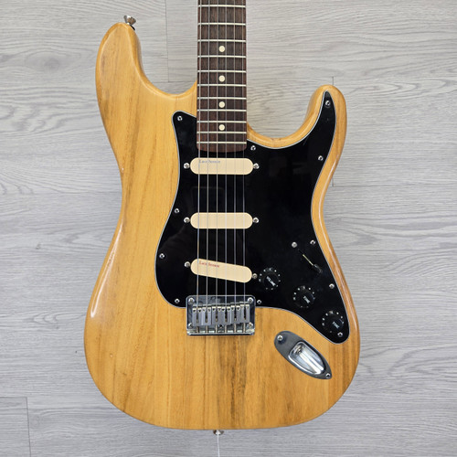 Vist Large View of Product Image Which is Used Partscaster Natural Lightweight 5.2lbs w/Warmoth 9.5" Neck & Lace Sensor Pickups