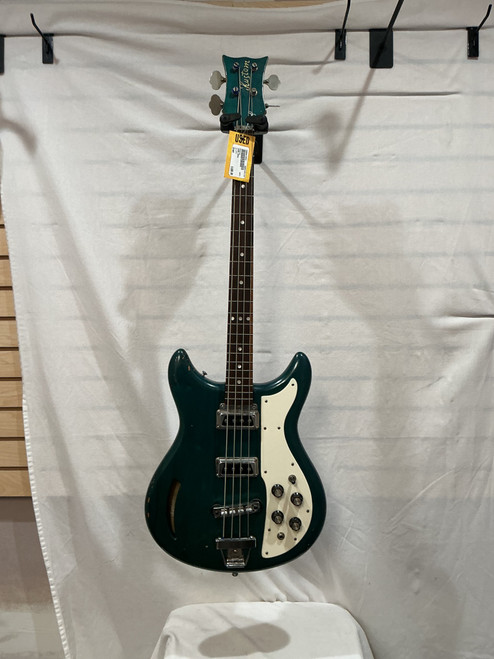 Vist Large View of Product Image Which is Used Kustom K200 BASS Vintage J Type Bass Guitar Green 4-String