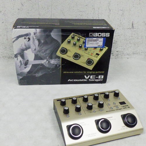 Vist Large View of Product Image Which is Used Boss VE-8 acoustic Singer Guitar Effects Pedal