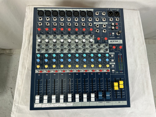 Vist Large View of Product Image Which is Used Soundcraft EPM8 10-CHANNEL ANALOG MIXER Compact Mixer