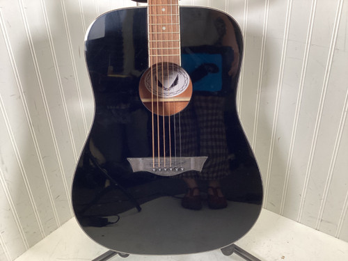 Vist Large View of Product Image Which is Used Dean AXS DREADNOUGHT MAHOGANY Laminate Top Acoustic Guitar Black
