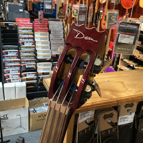Vist Large View of Product Image Which is Used Dean PACE BASS Bass Guitar Red 4-String