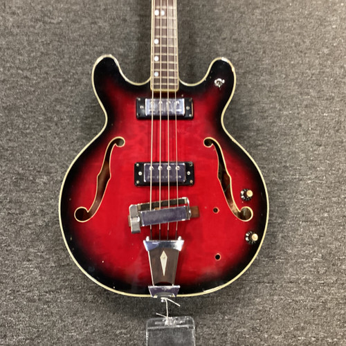 Vist Large View of Product Image Which is Used Univox BASS Bass Guitar Sunburst 4-String