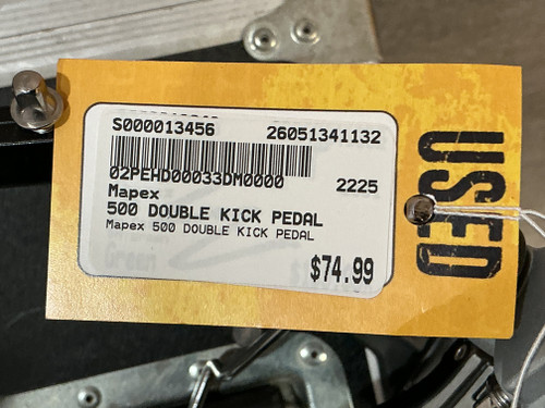 Vist Large View of Product Image Which is Used Mapex 500 DOUBLE KICK PEDAL Kick Drum Pedal