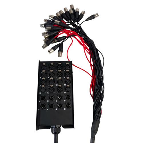Vist Large View of Product Image Which is Used Seismic Audio SACB-16x8x100 16-Channel 8-Return Stage Snake Cable - 100 Foot