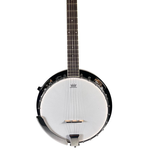 Vist Large View of Product Image Which is Used Vangoa 5-String Banjo with Resonator W/ Gig Bag