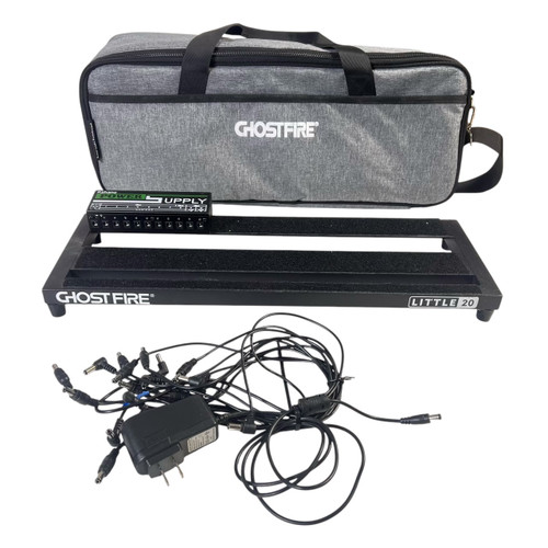 Vist Large View of Product Image Which is Used Ghost Fire 20" x 7" Pedalboard w/ Power Supply