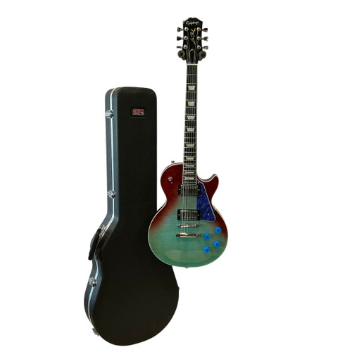 Vist Large View of Product Image Which is Used Epiphone LES PAUL MODERN BLUEBERRY FADE W/OHC LP Type Electric Guitar Green 6-String