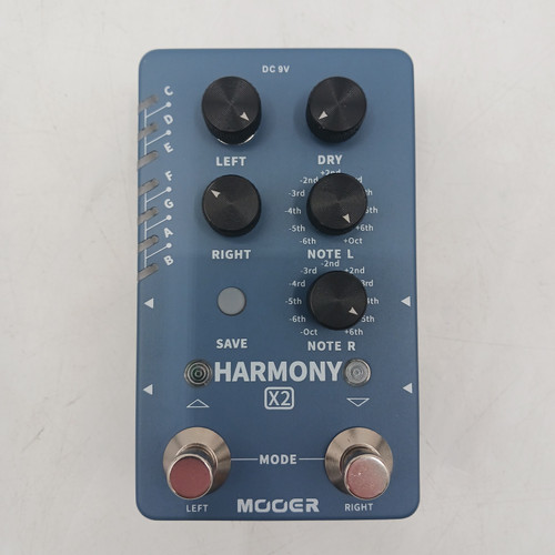 Vist Large View of Product Image Which is Used Mooer MULTIMACHINE X2 Harmonizer Pedal