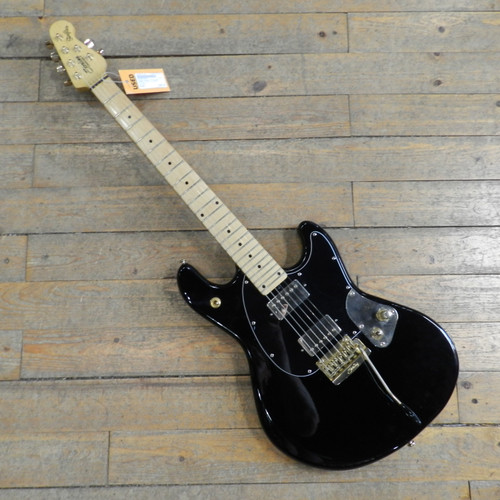 Vist Large View of Product Image Which is Used Sterling by Ernie Ball JARED DINES STINGRAY Double Cut Electric Guitar Black 6-String