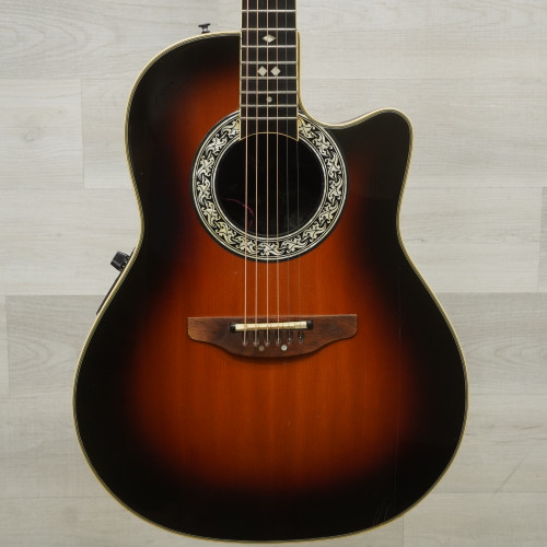 Vist Large View of Product Image Which is Used Ovation 1867 Legend Solid Top Acoustic Guitar Sunburst