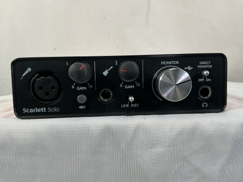 Vist Large View of Product Image Which is Used Focusrite SCARLETT SOLO 2ND GEN Computer Interface 1 A/D Recording Inputs
