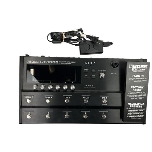 Vist Large View of Product Image Which is Used Boss GT-1000 Floorboard Amp Modeling + FX