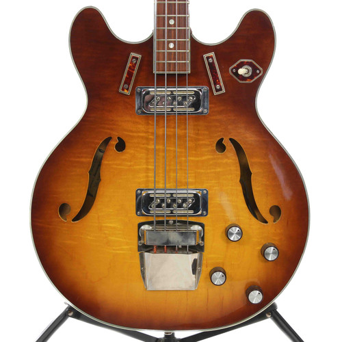Vist Large View of Product Image Which is Used Harmony H-27 Vintage Bass Guitar Sunburst 4-String