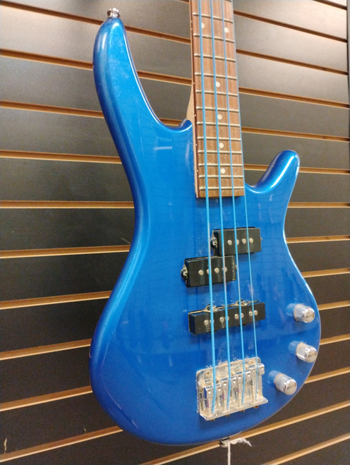 Vist Large View of Product Image Which is Used Ibanez GSRM20 MIKRO BASS Bass Guitar Blue 4-String