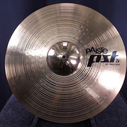 Vist Large View of Product Image Which is Used Paiste 20 PST5 ROCK RIDE CYMBAL Ride Cymbal 20"