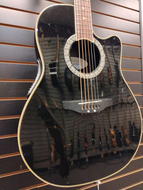 Vist Large View of Product Image Which is Used Ovation CC057 Acoustic Guitar Black