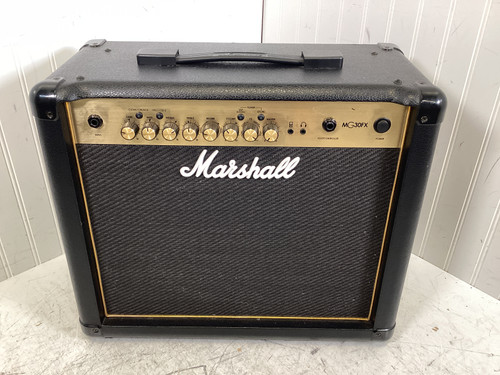 Vist Large View of Product Image Which is Used Marshall MG30CFX 1 x 10 Solid State Amplifier 1 x 10