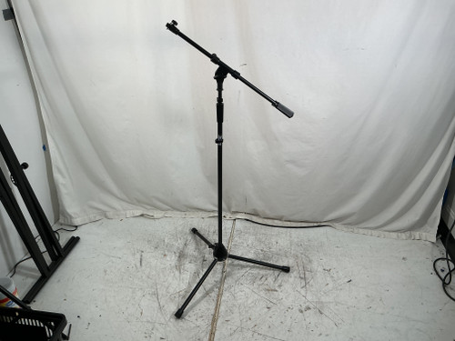 Vist Large View of Product Image Which is Used On Stage HEAVY MIC STAND TELESC BOOM Microphone Stand