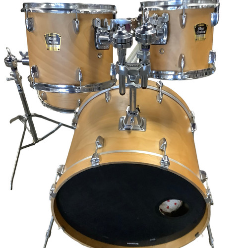 Vist Large View of Product Image Which is Used Yamaha STAGE CUSTOM 22/10/12/14 DEEP SHELLS Drum Kit Wood 22" Kick Drum