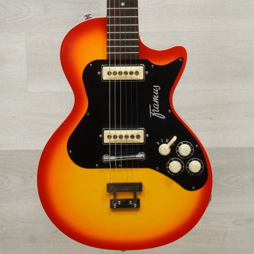 Vist Large View of Product Image Which is Used Framus Hollywood Singlecut Electric Guitar Cherry Sunburst