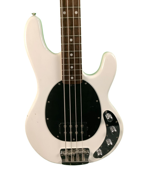 Vist Large View of Product Image Which is Used Sterling by Ernie Ball RAY 34 Bass Guitar White 4-String