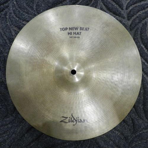 Vist Large View of Product Image Which is Used Zildjian NEW BEAT HI HAT 14 TOP ONLY Hi Hat Cymbals 14"